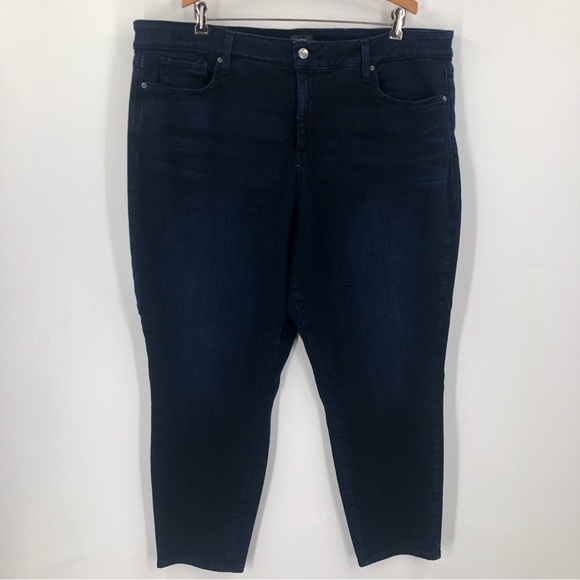 NYDJ 22 Ami Skinny Ankle Jeans Dark plus Sinclair blue 0851 - Picture 3 of 13